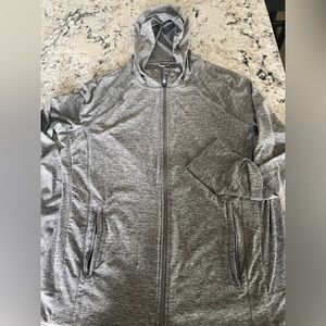 Athleta Pacifica Illume jacket hoodie size 1x gray